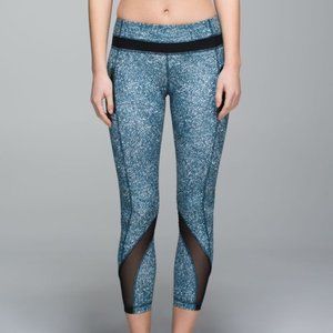 LULULEMON blue pebble inspire tight ii